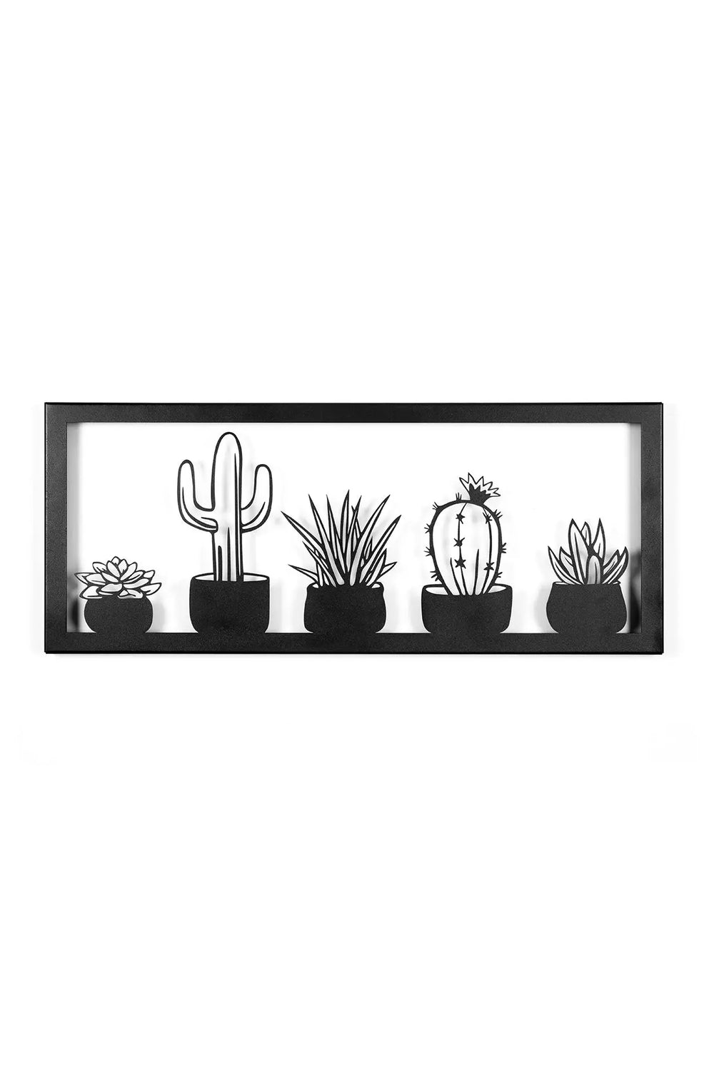 Cactus Picture Frame Metal Wall Art Rusper & Pines