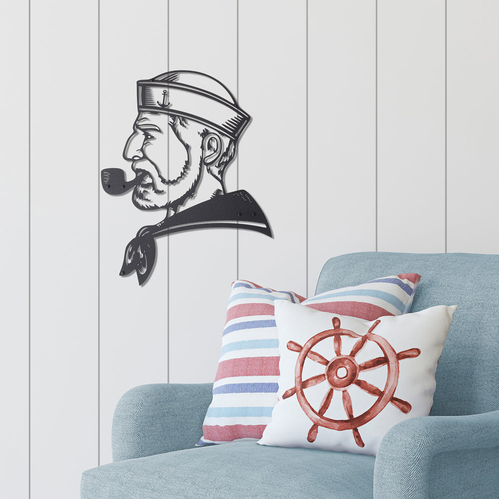 Sea Captain - Metal Wall Art Rusper & Pines