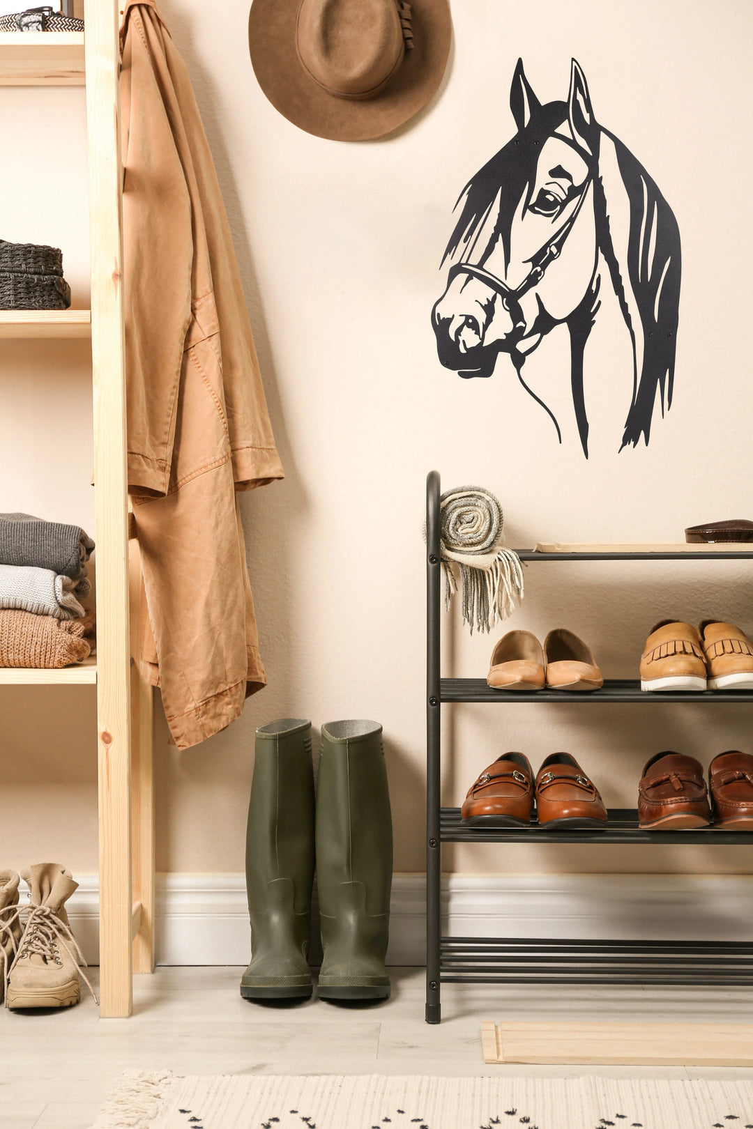 Horse Metal Wall Art Rusper & Pines