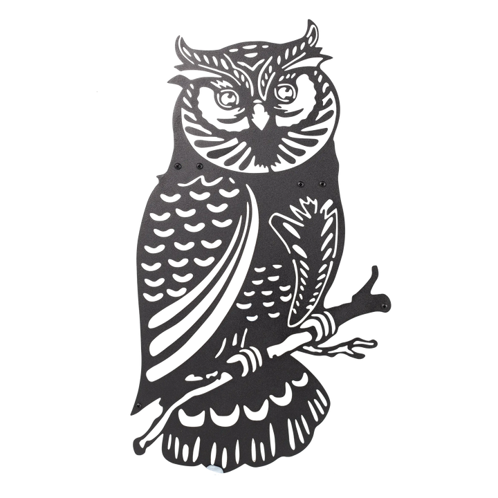 Owl Metal Wall Art - Rusper & Pines