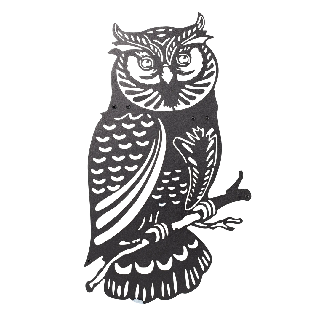 Owl Metal Wall Art - Rusper & Pines