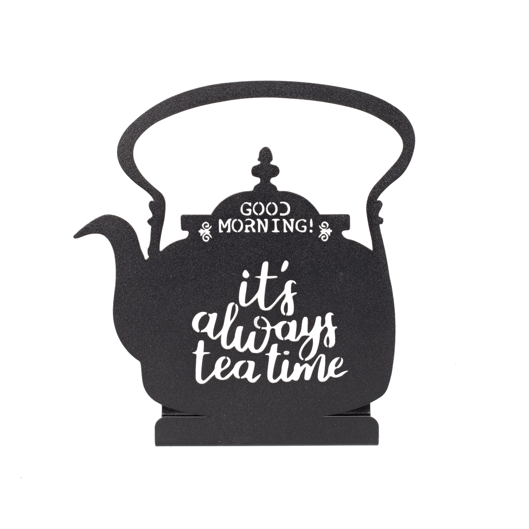 It's Always Tea Time - Metal Wall Art Rusper & Pines