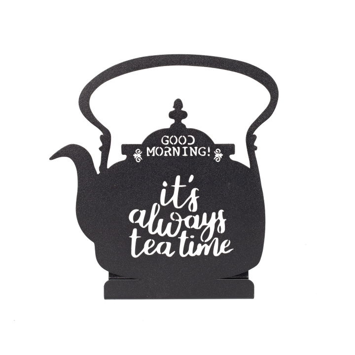 It's Always Tea Time - Metal Wall Art Rusper & Pines