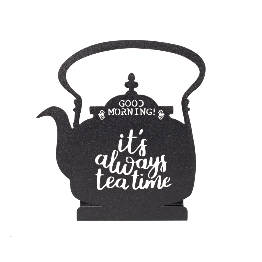 It's Always Tea Time - Metal Wall Art Rusper & Pines