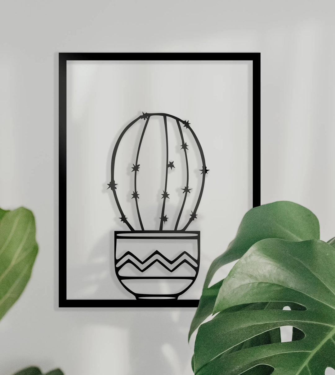 Metal Cactus Wall Hanging