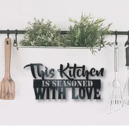 This Kitchen - Metal Wall Art