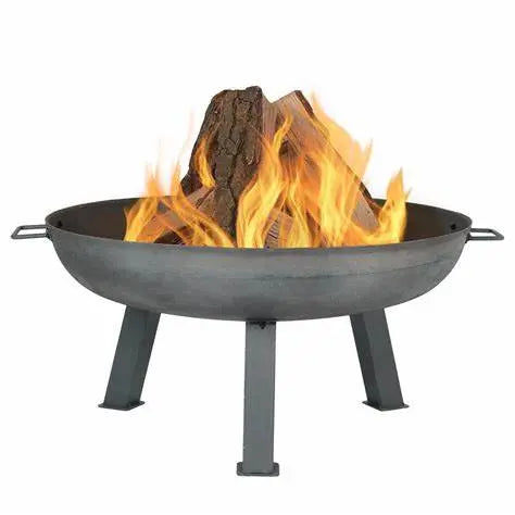 steel metal fire bowl