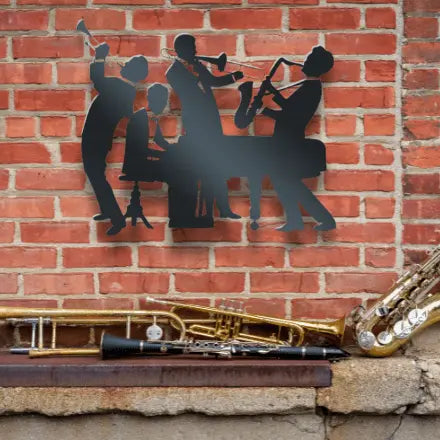 Jazz Four Piece - Metal Wall Art