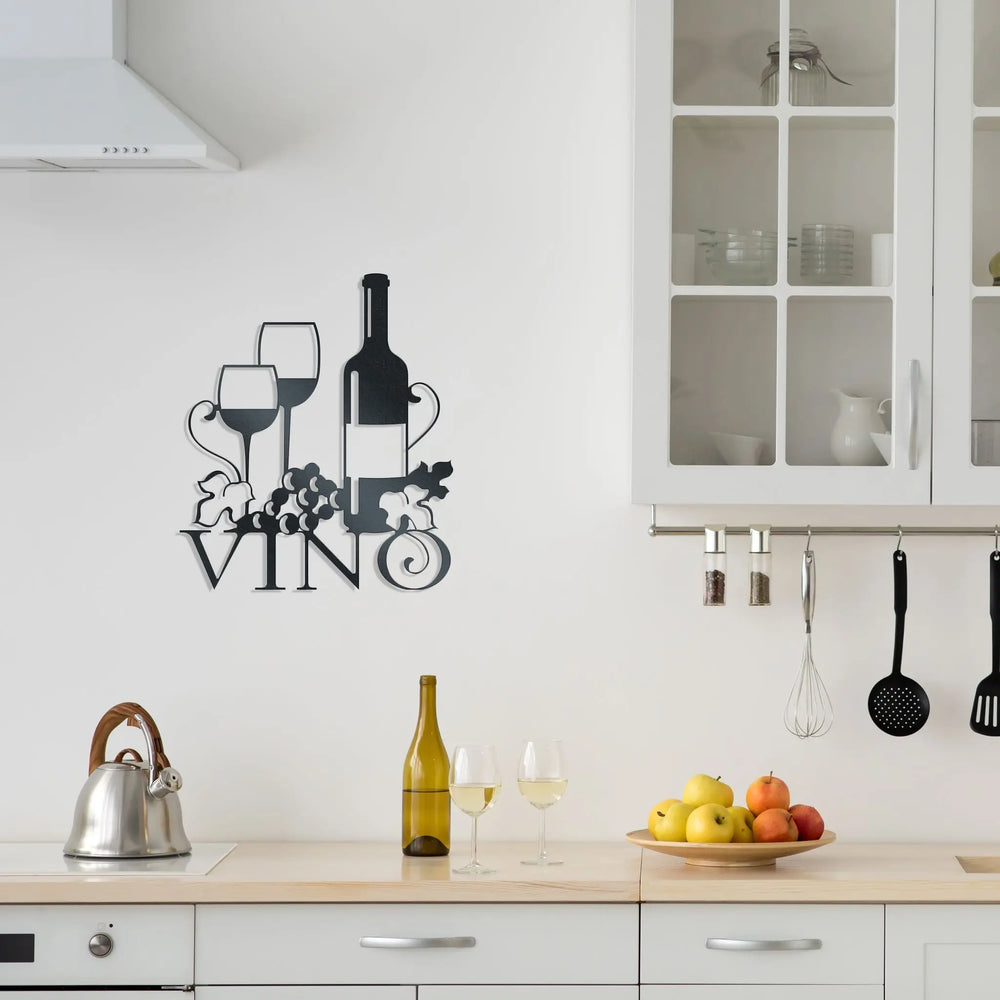 Vino - Metal Wall Art