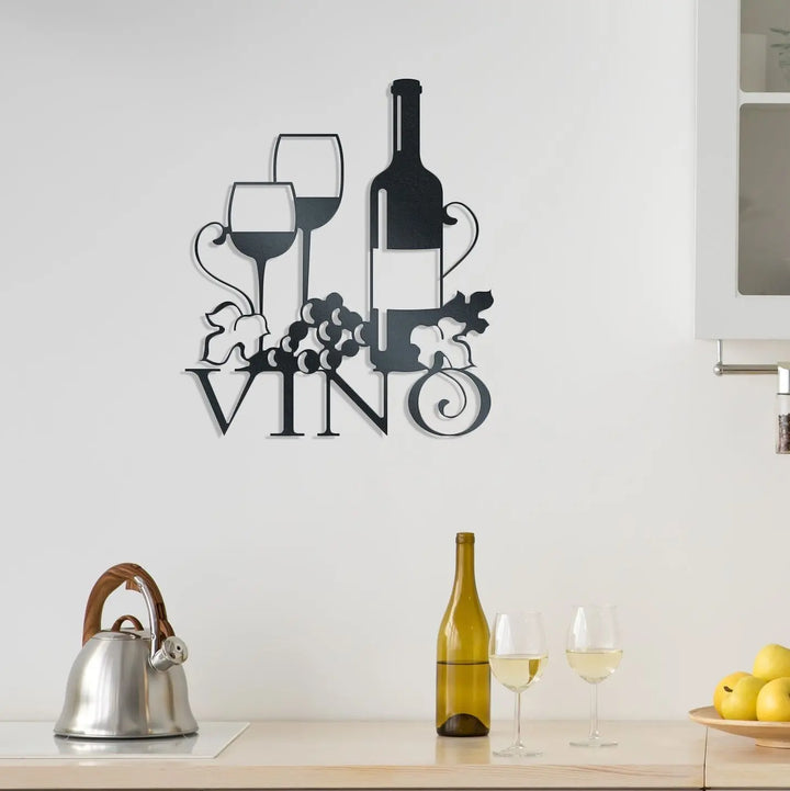 Vino - Metal Wall Art